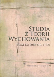 Studia z Teorii Wychowania Tom IX: 2018 Nr 1 (22)