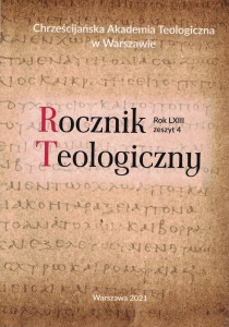 Rocznik Teologiczny 2021 Zeszyt 4 