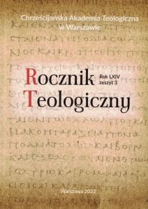 Rocznik Teologiczny 2022 Zeszyt 3