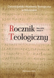 Rocznik Teologiczny 2022 Zeszyt 4