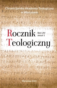 Rocznik Teologiczny 2023 Zeszyt 1