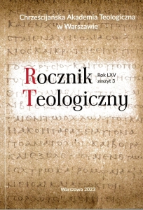 Rocznik Teologiczny 2023 Zeszyt 3
