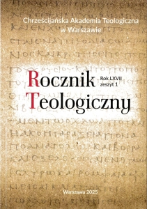 Rocznik Teologiczny 2025 Zeszyt 1