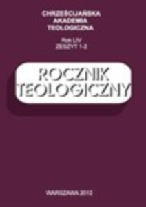 Rocznik Teologiczny 2012 Zeszyt 1-2