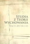 Studia z Teorii Wychowania Tom VI: 2015 Nr 1 (10)
