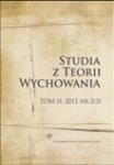 Studia z Teorii Wychowania Tom II: 2011 Nr 2 (3)